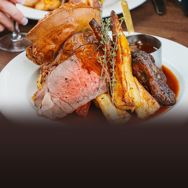Sunday menu at The Cowper Arms