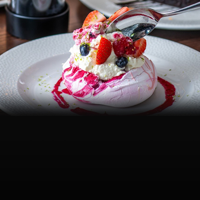 Dessert menu at The Cowper Arms