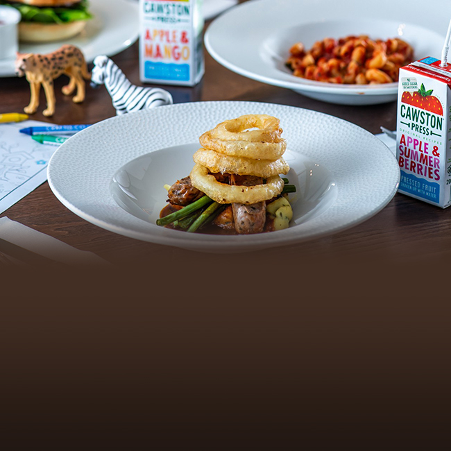 Children's menu at The Cowper Arms