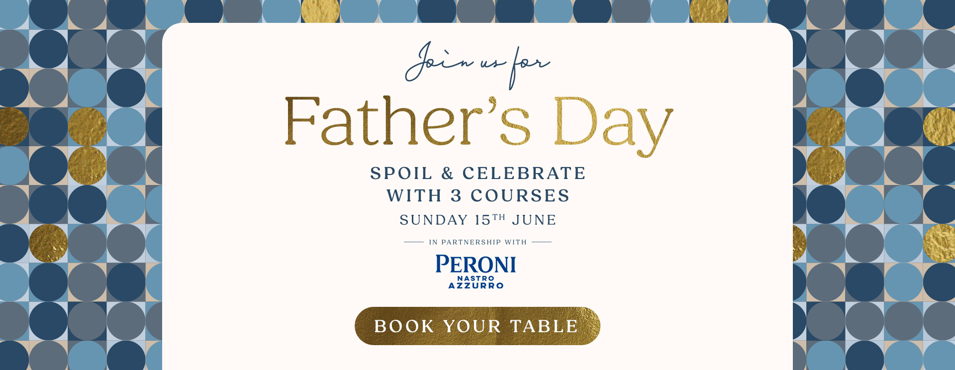 Father’s Day menu Hertford