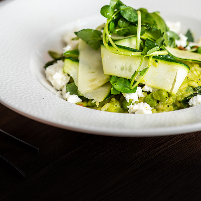 Vegan menu at The Cowper Arms