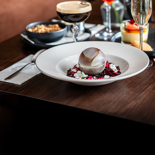 Dessert menu at The Cowper Arms